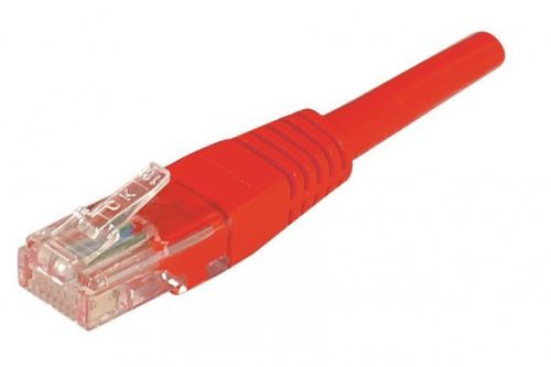 0.5m RJ45 UUTP Cat6 Red Patch Cable