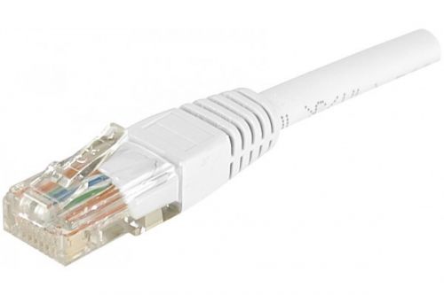 0.5m RJ45 UUTP Cat.6 White Patch Cable