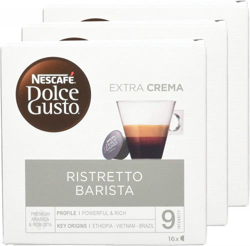 Coffee Nescafe Dolce Gusto Espresso Coffee Barista 16 Capsules (Pack 3)