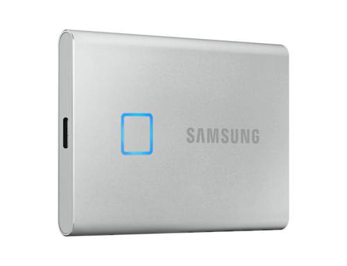 1TB T7 Touch USBC Silver NVMe Ext SSD