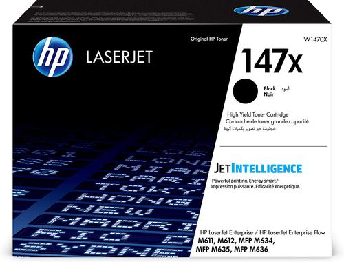 Laser Toner Cartridges HP 147X Black Standard Capacity Toner Cartridge 25.2K pages - W1470X
