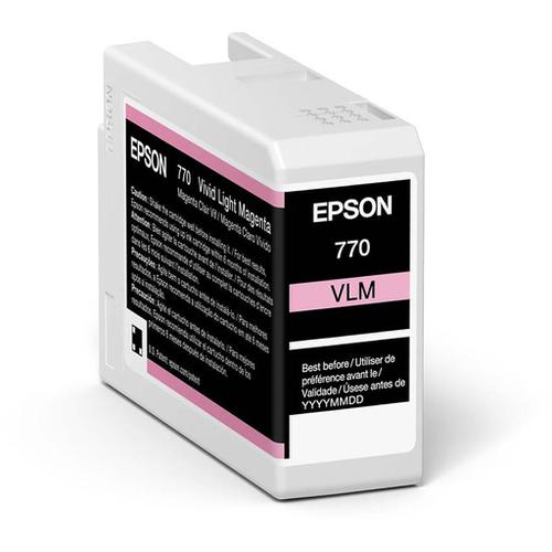Inkjet Cartridges Epson T46S6 Vivid Light Magenta Pro10 Ink Cartridge 25ml - C13T46S600