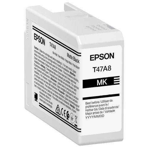 Inkjet Cartridges Epson T47A8 Matte Black Pro10 Ink Cartridge 50ml - C13T47A800