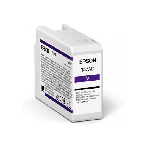 Inkjet Cartridges Epson T47AD Violet Pro10 Ink Cartridge 50ml - C13T47AD00