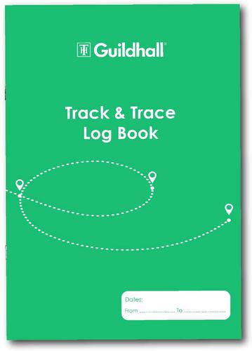 Guildhall Track and Trace Log Book A4 32 Pages 2020TTZ