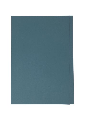 ValueX Square Cut Folder Manilla Foolscap 180gsm Blue (Pack 100)
