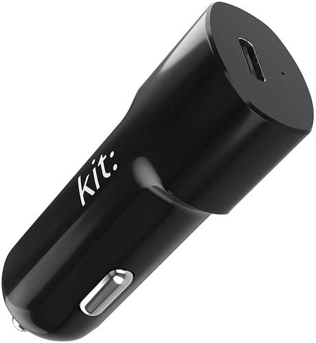 KIT USB C Port Car Charger Black