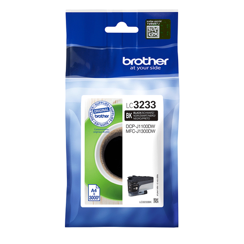 Brother Black Standard Capacity Ink Cartridge 3k pages - LC3233BK