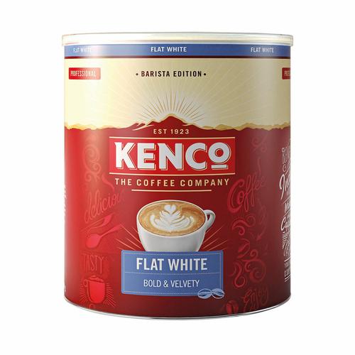 Kenco Flat White Instant Coffee 1kg (Single Tin)