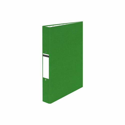 ValueX Ring Binder Paper on Board 2 O-Ring A4 19mm Rings Green (Pack 10)
