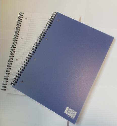 ValueX+A4+Plus+Wirebound+Polypropylene+Notebook+160+Pages+Blue+%28Pack+10%29