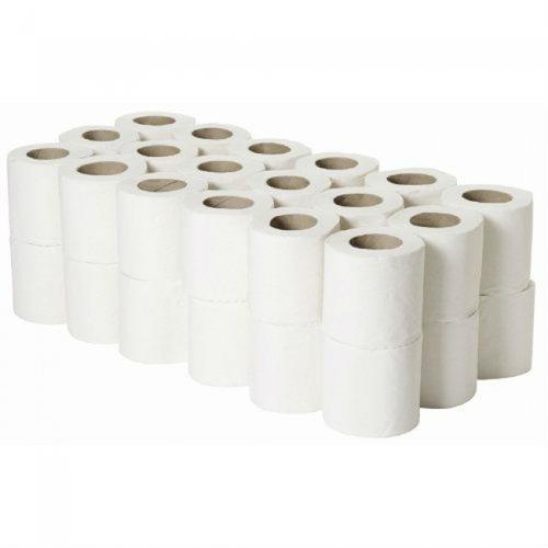 ValueX+White+Toilet+Roll+2+Ply+200+Sheets+White+%28Pack+36%29+1105223