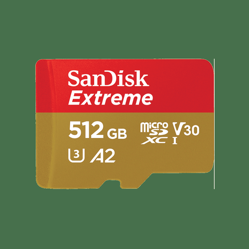 512GB Extreme CL10 UHS1 MicroSDXC and AD