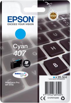 Epson WF4745 Cyan High Yield Ink Cartridge 41ml - C13T07U240