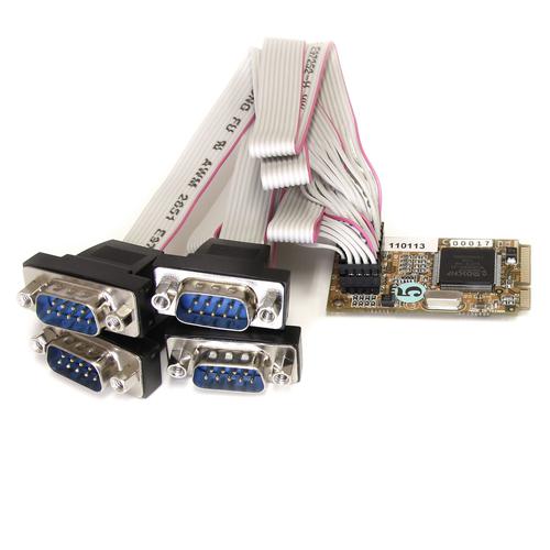4PT RS232 PCIe Serial Card 16650 UART