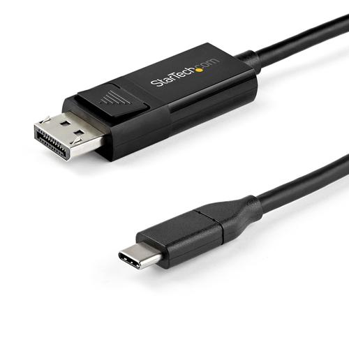 1m USB C to DP 1.4 8K 30Hz Cable Black