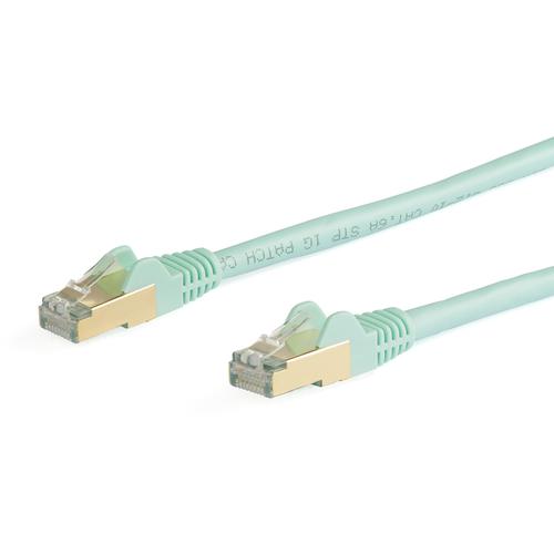 7m CAT6a Ethernet Aqua RJ45 STP Cable