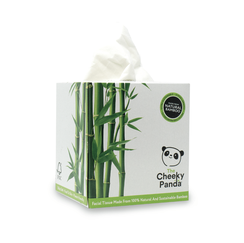 Facial Tissues Cheeky Panda Ultra-Sustainable Plastic Free Bamboo Facial Tissues Cube (56 Sheets) 1103040