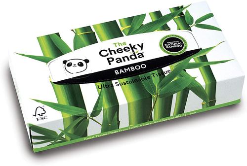 Facial Tissues Cheeky Panda Ultra-Sustainable Plastic Free Bamboo Facial Tissues (80 Sheets) 1103039
