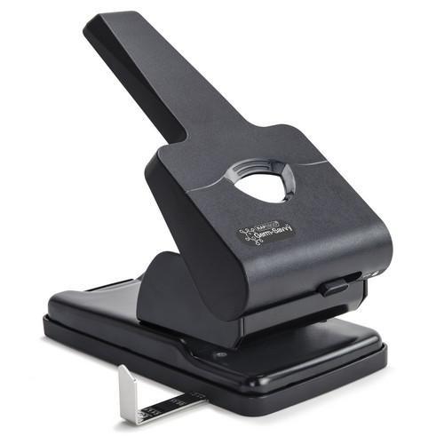 Hole Punches Rapesco 865-P Germ Savvy 2 Hole Punch Metal 63 Sheet Black
