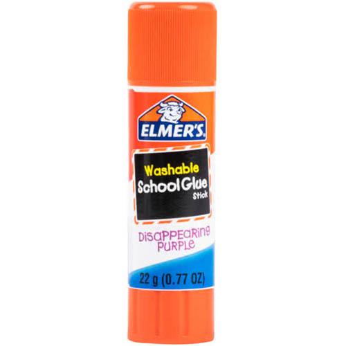 Glue Sticks Elmers Glue Stick Dissapearing Purple 22g (Pack 10)