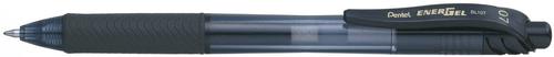Pentel Energel X Gel Retractable Gel Rollerball Pen 0.7mm Tip 0.35mm Line Black (Pack 2)