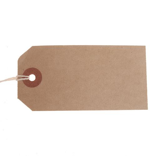 Tags ValueX Reinforced Strung Tag 83x41mm Buff (Pack 1000) T257768