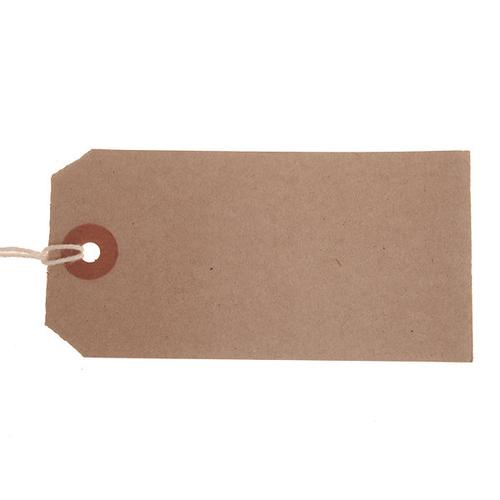 Tags ValueX Reinforced Strung Tag 96x48mm Buff (Pack 1000) T257775