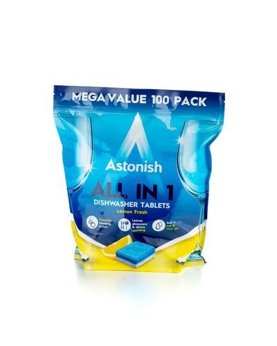 Astonish+All+in+One+Dishwasher+Tablets+Lemon+%28Pack+100%29+1002135