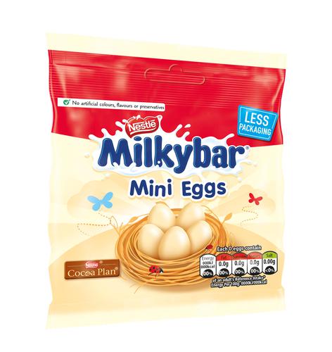 Sweets / Chocolate Milkybar MINI EGGS Pouch 80g 12452126