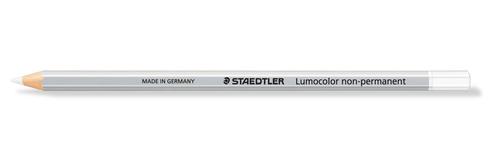 Pencils (Wood Case) Staedtler Lumocolor Non-Permanent Omnichrom Pencil White (Pack 12) 108-0