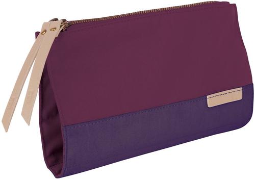STM Grace Womens Accessory Clutch Bag for Computer Cables Hard Drives Pens Phones and More Lifetime Warranty Polyester Dark Purple
