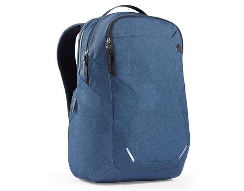 STM Myth 15 Inch Notebook Backpack Case Slate Blue Slingtech Cable Ready Luggage Pass Through with Comfort Carry Scratch Resistant Water Resistant