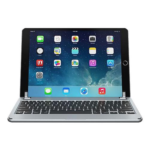 Brydge 10.5 Inch QWERTY English Bluetooth Wireless Keyboard for Apple iPad Pro Lightweight Aluminium Body Backlit Keys Space Grey