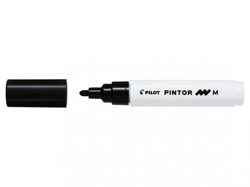 Pilot Pintor Medium Bullet Tip Paint Marker 4.5mm Black Single Pen 4902505541902