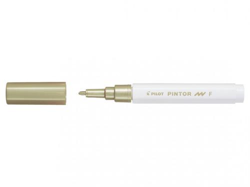 Pilot+Pintor+Fine+Bullet+Tip+Paint+Marker+2.9mm+Gold+Single+Pen+4902505541605