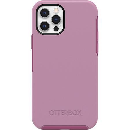 OtterBox Symmetry Series Cake Pop Pink Phone Case for Apple iPhone 12 and iPhone 12 Pro Antimicrobial Technology Thin Profile Durable Protection