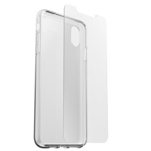 OtterBox Clearly Protected Skin Case and Alpha Glass Screen Protector for Apple iPhone XS Max Ultra Thin