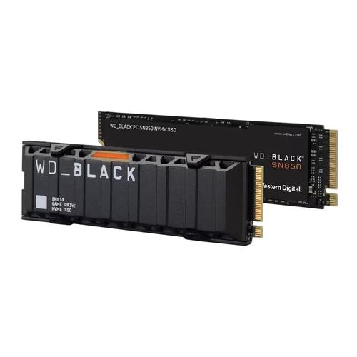 Western Digital SN850 M.2 500GB PCI Express 4.0 NVMe Internal Solid State Drive Black Up to 7000 MBs Read