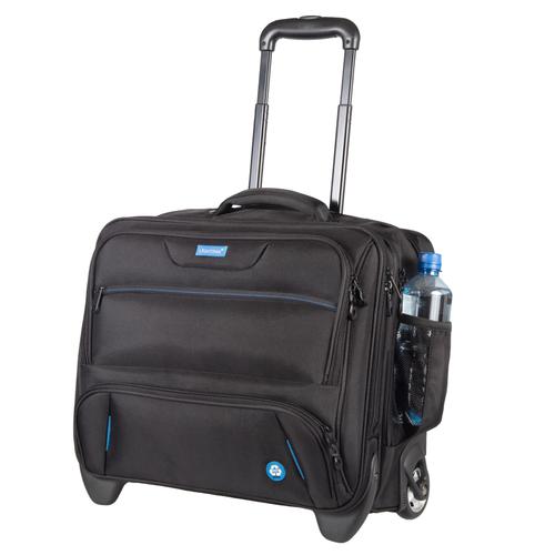 Briefcases & Luggage Lightpak ECO Business Trolley Made From Recycled PET Black 46215