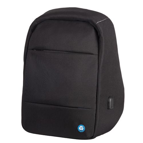Lightpak ECO Laptop Backpack Made From Recycled PET Black 46200