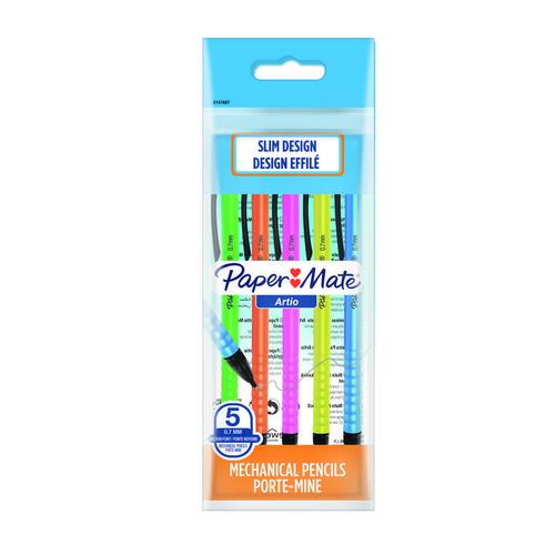 Paper Mate Mechanical Pencil Assorted (Pack 5) 2147607