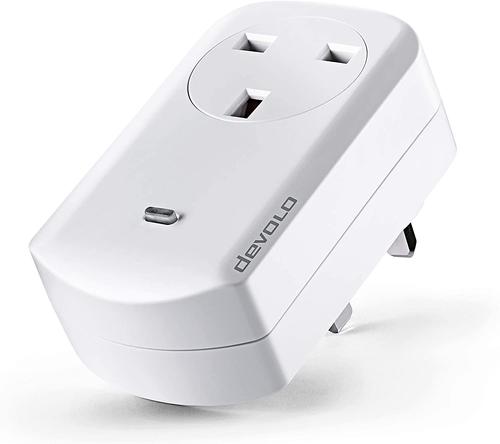 Cables & Adaptors Devolo Home Control Smart Metering Plug White 3000W Time Controlled Activation and Disabling of Connected Devices