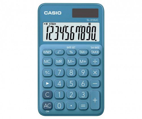 Scientific Calculator Casio SL-310 Pocket Calculator Blue SL-310UC-BU-W-EC
