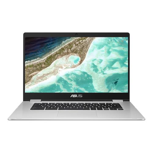 Laptops ASUS Chromebook C523NA A20264 15.6 Inch Touchscreen Intel Celeron N4020 8GB 64GB eMMC WiFi 5 802.11ac Chrome OS Silver