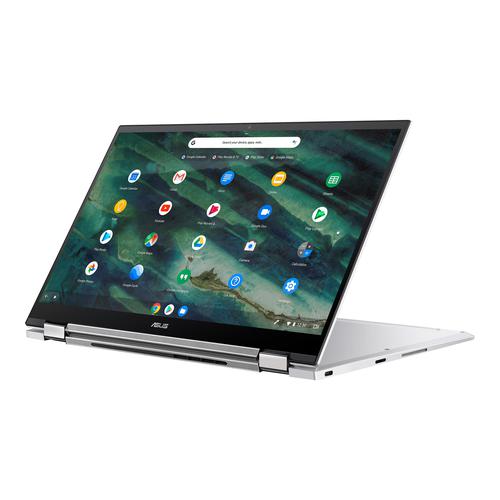 Laptops ASUS Chromebook Flip C436FA E10295 14 Inch Touchscreen 10th gen Intel Core i3 10110U 8GB 128GB SSD WiFi 6 802.11ax Chrome OS White