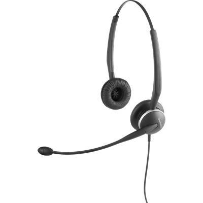 Headsets Jabra GN2100 Duo Flex Wired Active Noise Cancelling Binaural Headset Boom Microphone