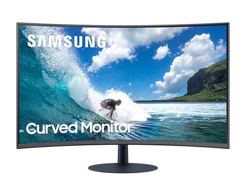 Monitors Samsung C32T550 32 Inch 1920 x 1080 Full HD Resolution 4ms Response Time VA 1000R Curved HDMI DP VGA USB LED Monitor