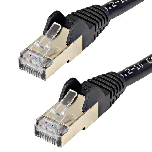 Cables / Leads / Plugs / Fuses StarTech 2m CAT6a Ethernet 10 Gigabit Shielded Snagless RJ45 100W PoE Patch Network Cable with Strain Relief Wiring is UL Certified