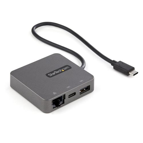 Cables & Adaptors StarTech USB C Multiport Adapter Mini Dock USB C to 4K HDMI or 1080p VGA Video 10Gbps USB GbE Portable Travel Laptop Dock